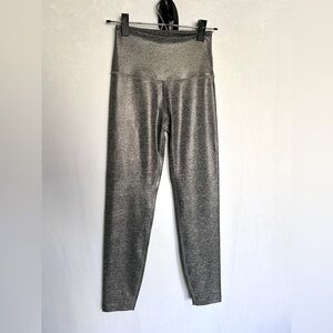 Beyond Yoga Silver Shine High Rise Yoga Leggings Pants Small
